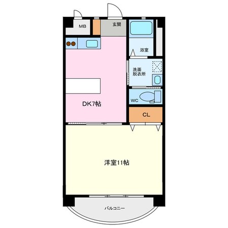 マンション　マライカの物件間取画像